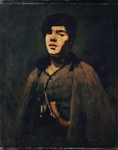 Young Shepherd by Augustin Théodule Ribot