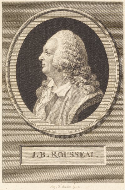 Jean-Baptiste Rousseau by Augustin de Saint-Aubin