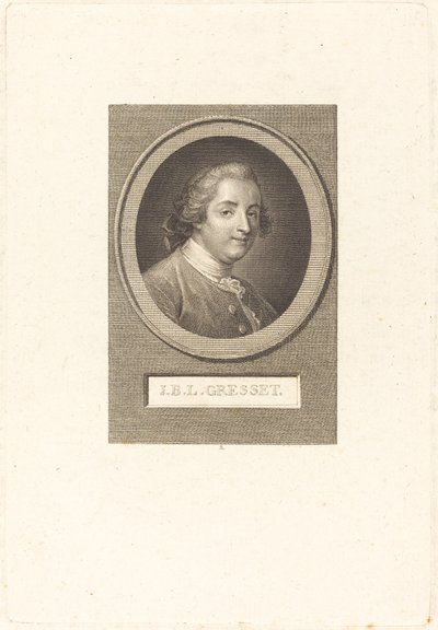 Jean-Baptiste-Louis Gresset by Augustin de Saint Aubin