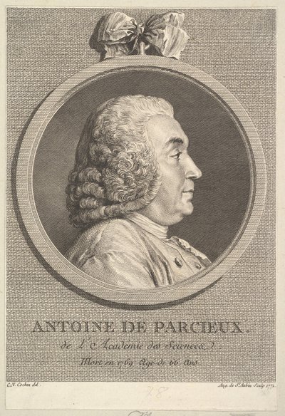 Portrait of Antoine de Parcieux by Augustin de Saint Aubin