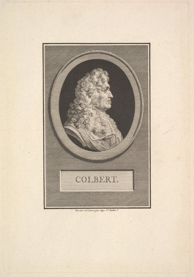 Portrait of Colbert, 1800 by Augustin de Saint Aubin