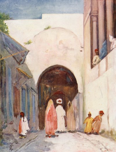 Doorway of the Great Mosque, Tunis by Augustine Fitzgerald