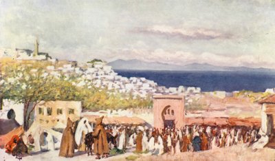 Tangier from the Market-Place by Augustine Fitzgerald