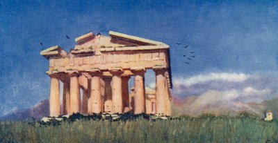 Temple of Poseidon, Paestum by Augustine Fitzgerald
