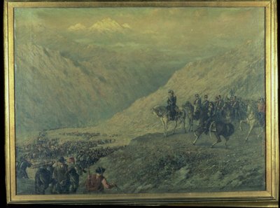 The Passage of the Andes in 1817 by Augusto Ballerini