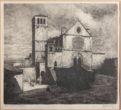 Assisi, Basilica of St. Francis by Augusto Baracchi