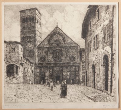 Assisi, S. Rufinus by Augusto Baracchi