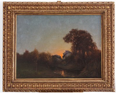 Landscape at Sunset by Augusto Baracchi