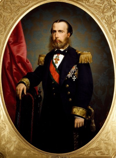 Portrait of Ferdinand Maximilian of Austria by Augusto Tominz