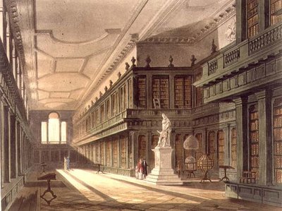Interior of the Library of All Souls College, illustration from the 