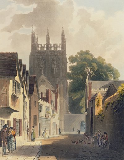 Magpie Lane, Oxford, illustration from the 