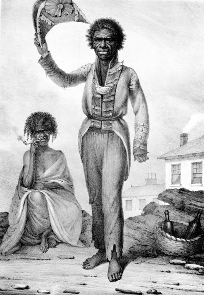 Bungaree, a Native Chief of New South Wales, Engraved by Charles Joseph Hullmandel by Augustus Earle