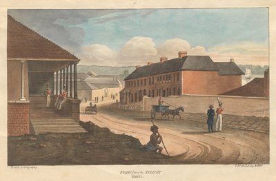View from the Sydney Hotel by Augustus Earle