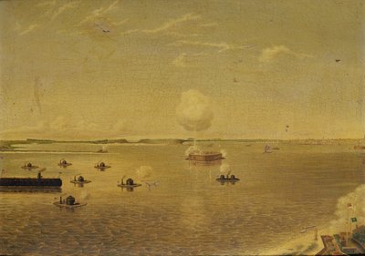 Assault on Fort Sumter, 7 April 1863, c.1863 by Augustus Grinevald