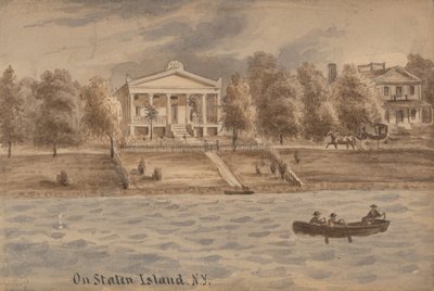 Inner Bay, Staten Island, New York, ca. 1872 by Augustus Kollner