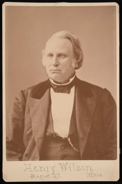 Portrait of Henry Wilson by Augustus Marshall