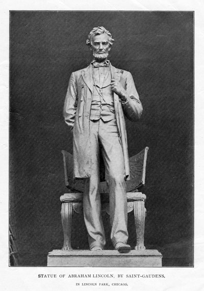 Statue of Abraham Lincoln, Lincoln Park, Chicago by Augustus Saint Gaudens