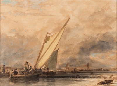 On the Medway by Augustus Wall Callcott
