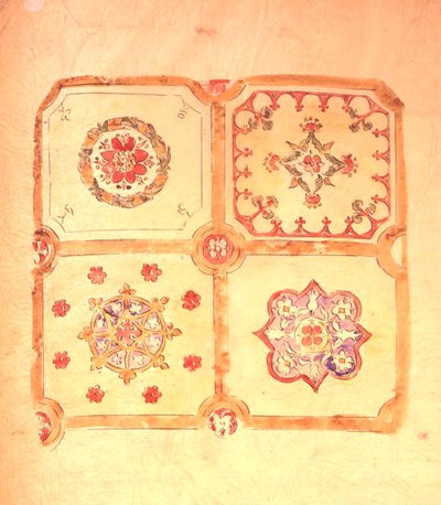 Ceiling design for the Palace of Westminster by Augustus Welby Northmore Pugin