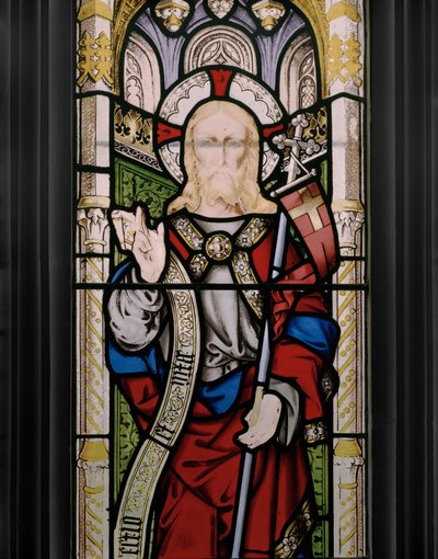 Christ Blessing (detail) by Augustus Welby Northmore Pugin