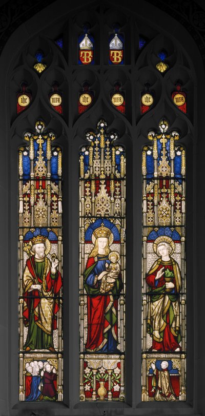 Edward the Confessor, Virgin and Child, and St. John the Evangelist by Augustus Welby Northmore Pugin