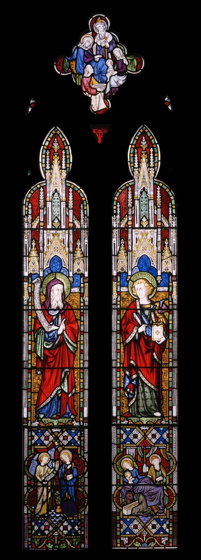 Isaiah & St. John the Evangelist by Augustus Welby Northmore Pugin