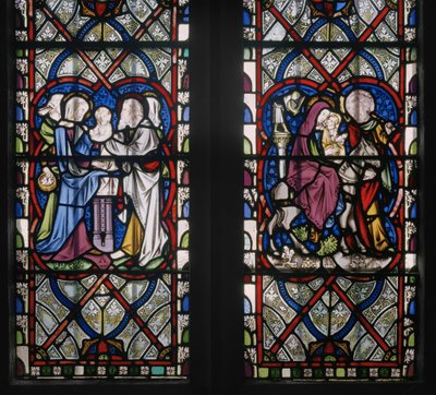 Lady Chapel Window with Scenes from the Life of the Virgin (detail) by Augustus Welby Northmore Pugin