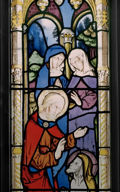 Raising of Lazarus (detail) by Augustus Welby Northmore Pugin