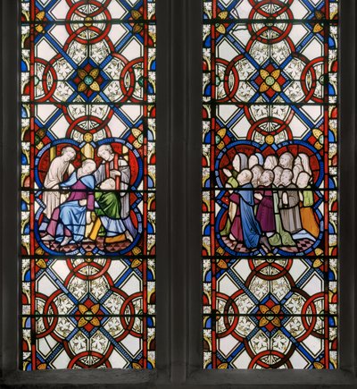 St. George Window (detail) by Augustus Welby Northmore Pugin