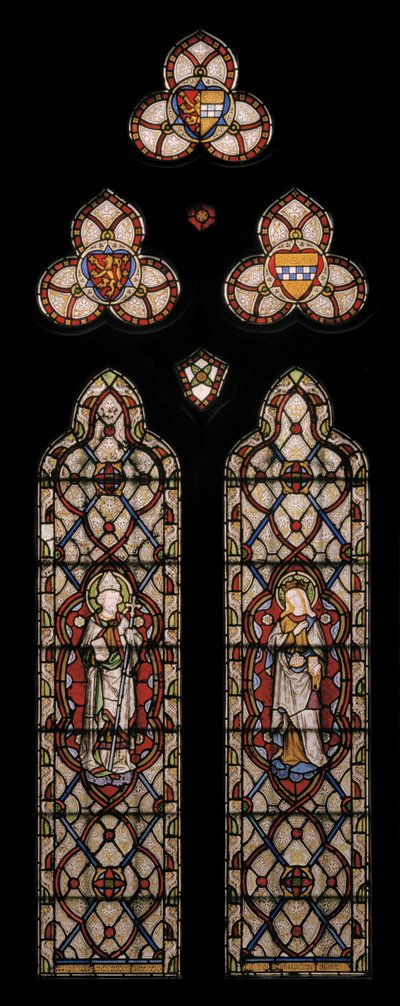 St. John of Beverley & St. Elizabeth of Hungary by Augustus Welby Northmore Pugin