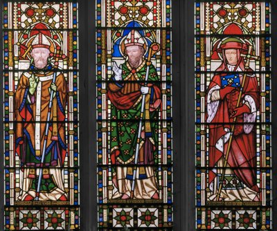 Virgin and Christ with Saints, East Window (detail) by Augustus Welby Northmore Pugin