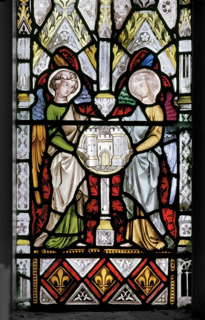 Virgin and Christ with Scenes from Her Life (detail) by Augustus Welby Northmore Pugin