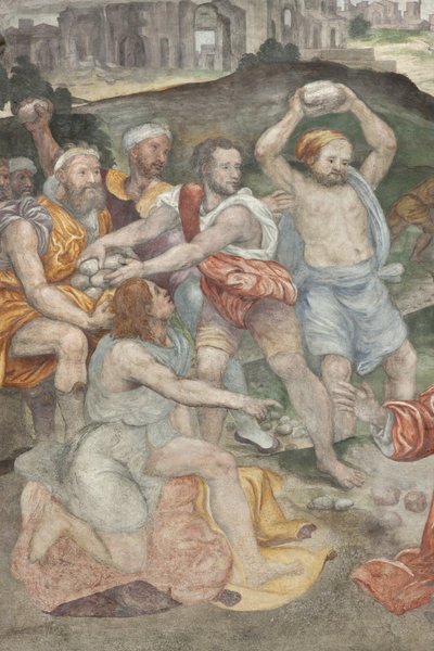 The Martyrdom of Saint Stephen (detail) by Aurelio Luini