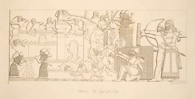 The Siege of a City, from Monuments of Nineveh by Austen Henry Layard