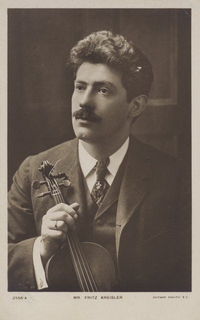 Fritz Kreisler by Austrian Photographer