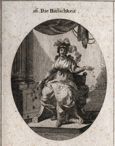 Allegory of Courtesy by Austrian School