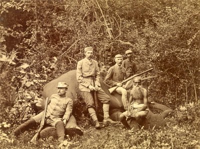 Archduke Franz Ferdinand after the Hunt, Sri Lanka c.1892 by Austrian School