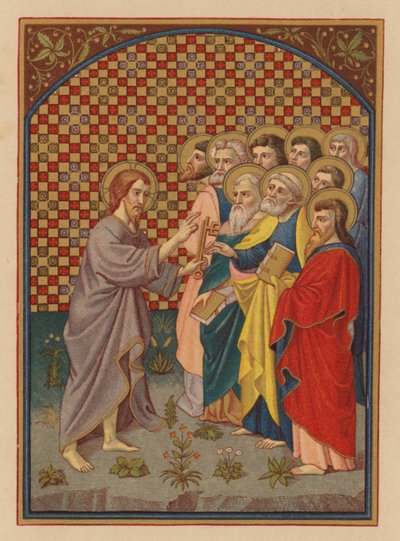 Christ Giving Peter the Keys to the Kingdom of Heaven by Austrian School