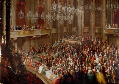 Concert in Vienna in the Presence of the Imperial Family by Austrian School