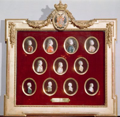 Joseph II, Holy Roman Emperor and King of Bohemia and Hungary and his brothers and sisters, including his sister Marie-Antoinette by Austrian School