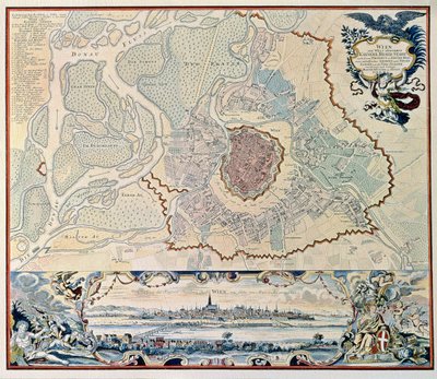 Plan of the City of Vienna by Austrian School