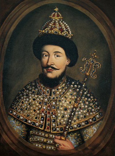 Portrait of the Tsar Alexis I Mikhailovich of Russia by Austrian School