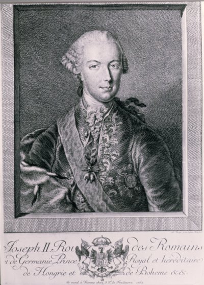 Portrait of Joseph II (1741-90) King of Germany and Holy Roman Emperor, 1763 by Austrian School