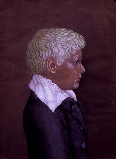 Portrait of a Flaxen-Haired Boy by Austrian School