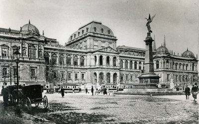 The University of Vienna and the Liebenberg Monument by Austrian School