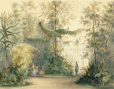 The Winter Garden of the Hofburg Palace, Vienna by Austrian School
