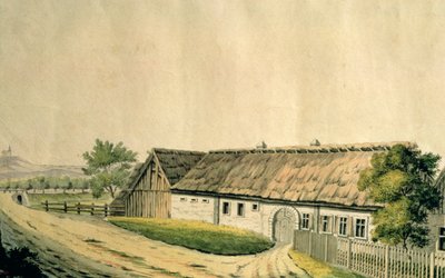 The birthplace of Franz Joseph Haydn in Rohrau, Lower Austria by Austrian School