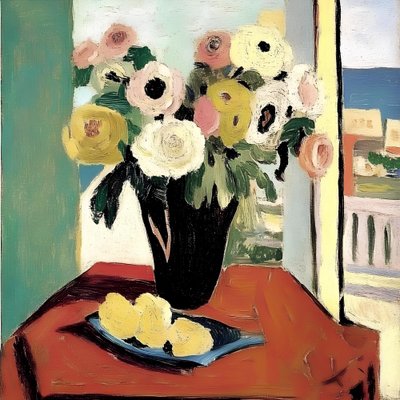 Bright Coastal Still Life by Avanesova Elena