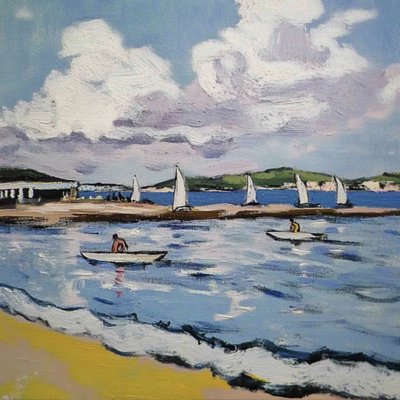 Coastal Sailing Day by Avanesova Elena