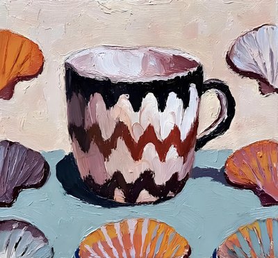 Coastal Still Life Mug by Avanesova Elena